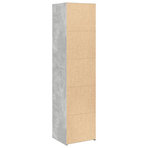 vidaXL Highboard Concrete Gray 45x41x185 cm Engineered Wood