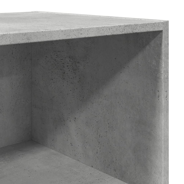vidaXL Highboard Concrete Gray 45x41x185 cm Engineered Wood
