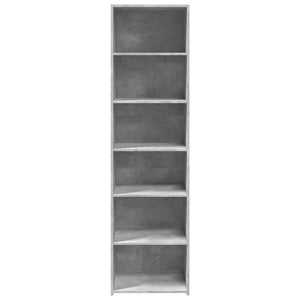 vidaXL Highboard Concrete Grey 50x41x185 cm Engineered Wood