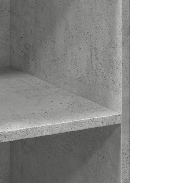 vidaXL Highboard Concrete Gray 70x41x185 cm Engineered Wood