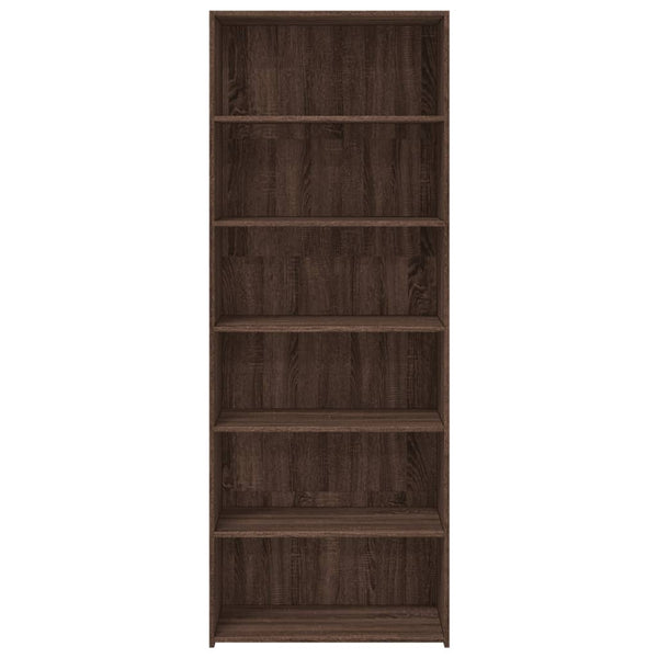 vidaXL Highboard Brown Oak Look 70x41x185 cm Engineered Wood