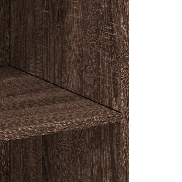 vidaXL Highboard Brown Oak Look 70x41x185 cm Engineered Wood