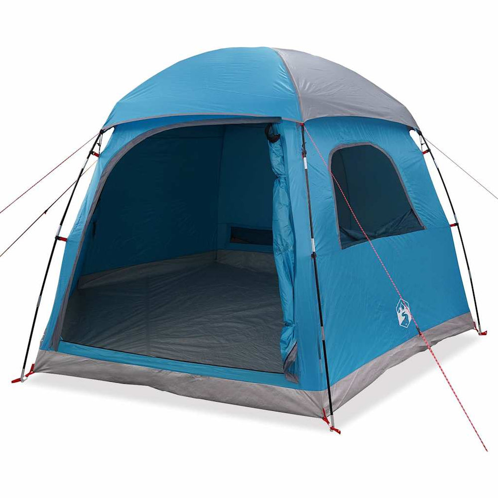 vidaXL 6-Person Iglu Family Tent Blue Waterproof