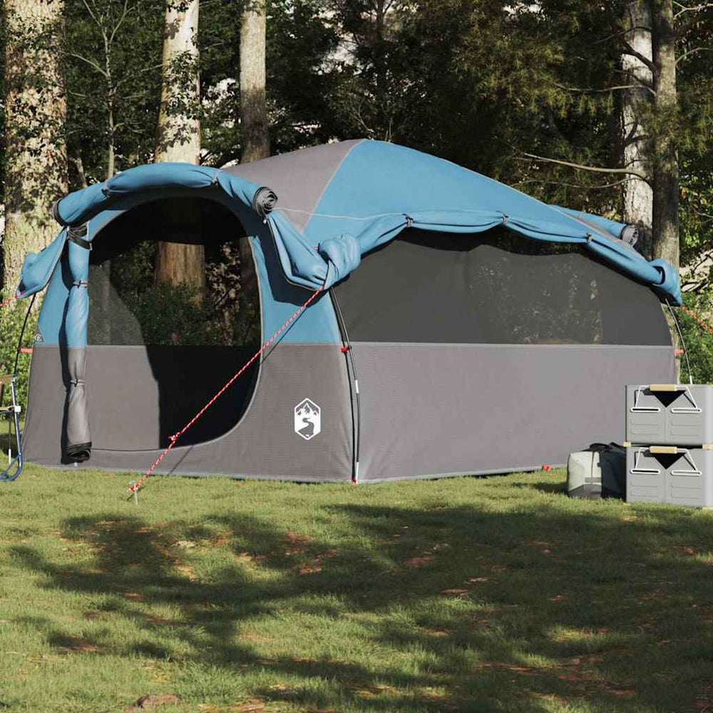 vidaXL Tunnel Family Tent 6-Person Blue Waterproof
