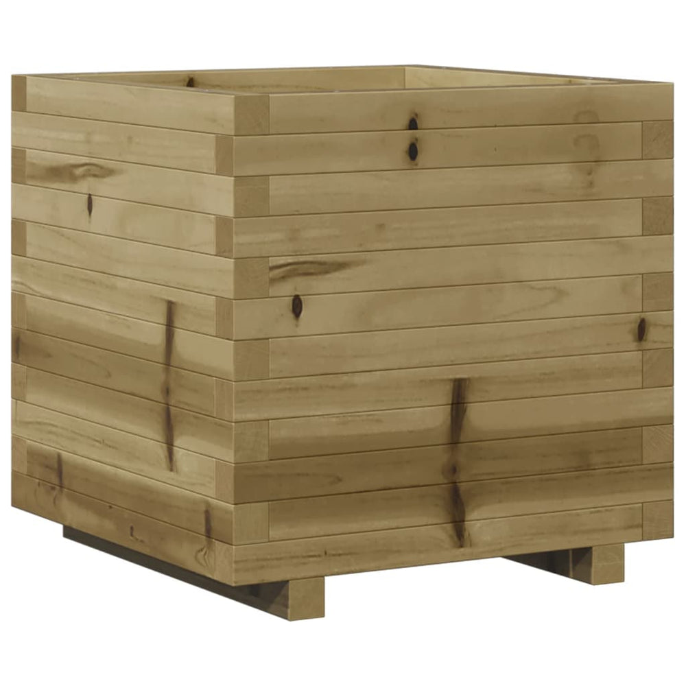 vidaXL Planter 50x50x49.5 cm Impregnated Pinewood