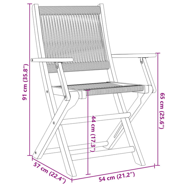 vidaXL 7-Piece Garden Dining Set Polypropylene and Solid Wood Grey