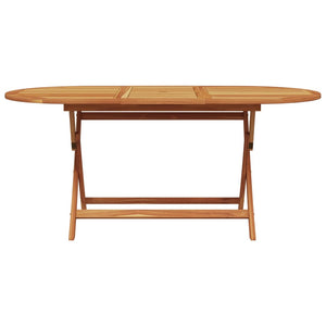 vidaXL 7-Piece Garden Dining Set Fabric and Solid Wood Leaf Pattern