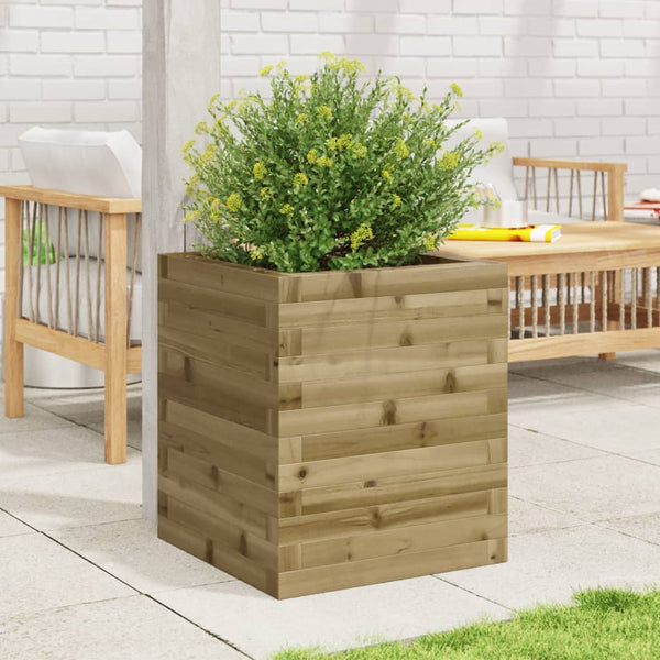 vidaXL Planter 40x40x46 cm Impregnated Pinewood