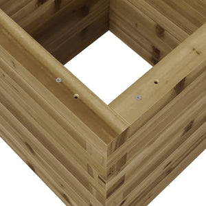 vidaXL Planter 40x40x46 cm Impregnated Pinewood
