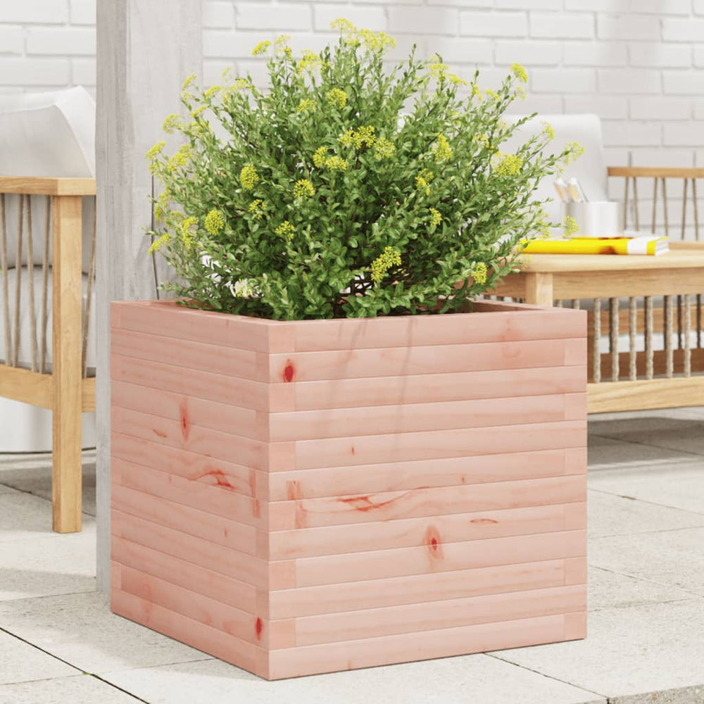 vidaXL Planter 50x50x46 cm Solid Douglas Fir