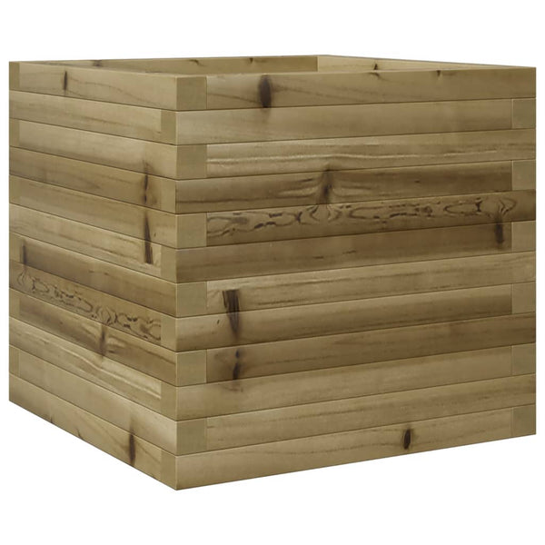vidaXL Garden Planter 50x50x46 cm Impregnated Pinewood