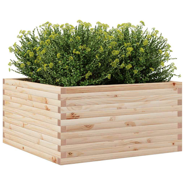 vidaXL Planter 90x90x46 cm Solid Pine Wood
