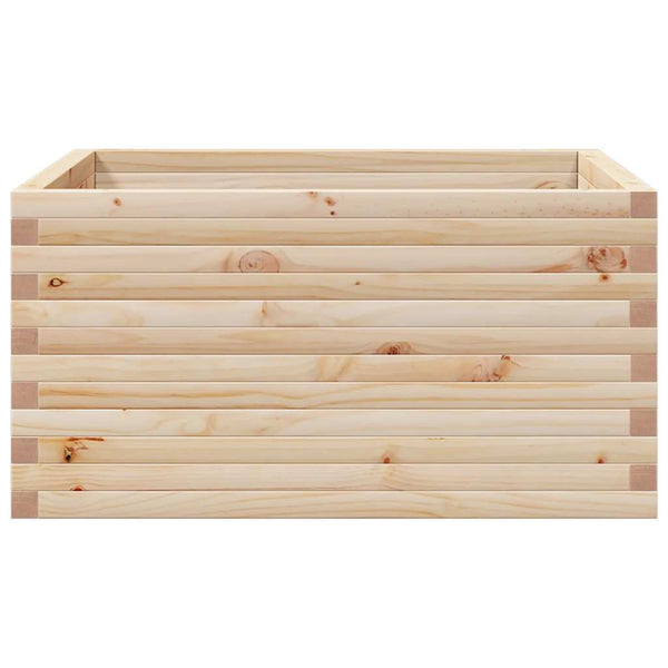 vidaXL Planter 90x90x46 cm Solid Pine Wood