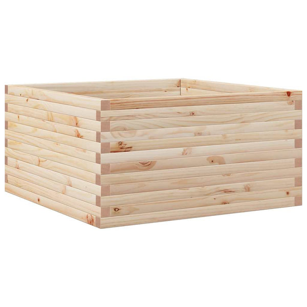 vidaXL Planter 90x90x46 cm Solid Pine Wood