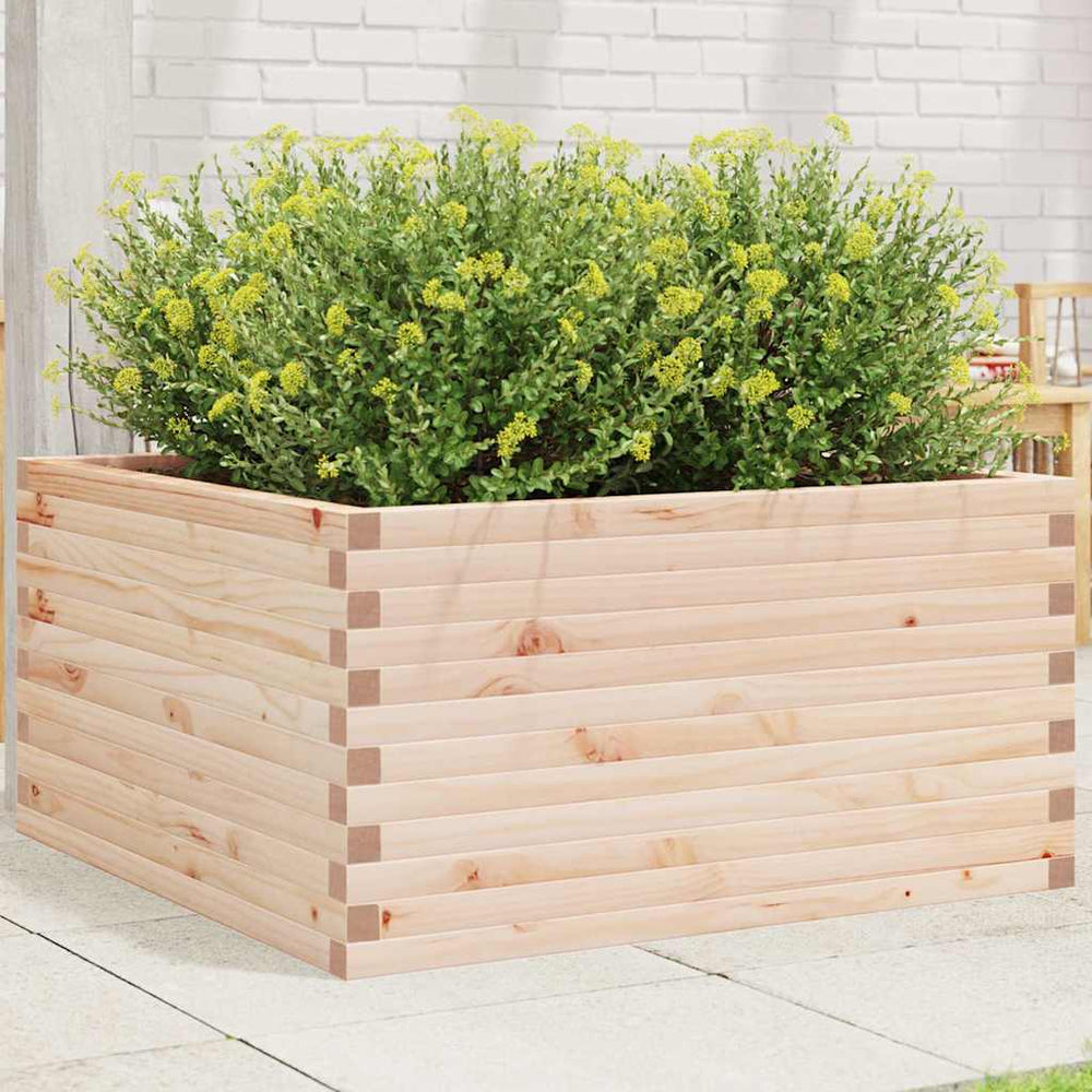 vidaXL Planter 90x90x46 cm Solid Pine Wood