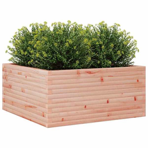 vidaXL Planter 100x100x46 cm Solid Douglas Fir