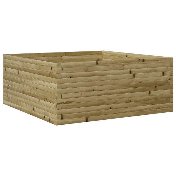 vidaXL Planter 110x110x46 cm Impregnated Pine Wood