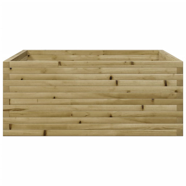 vidaXL Planter 110x110x46 cm Impregnated Pine Wood