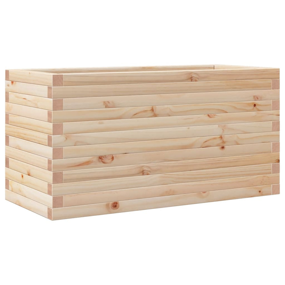 vidaXL Raised Garden Bed 90x40x46 cm Solid Pinewood