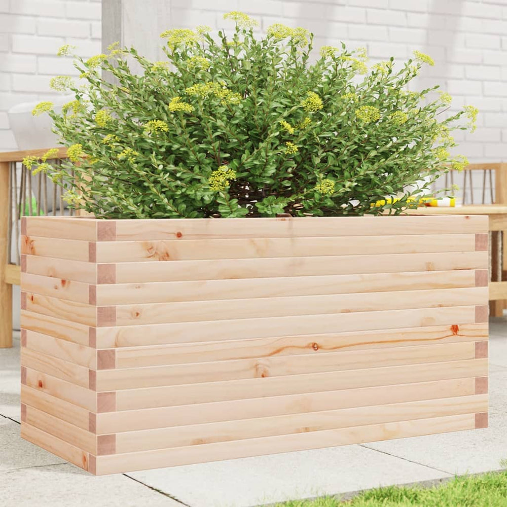 vidaXL Raised Garden Bed 90x40x46 cm Solid Pinewood