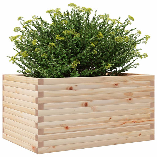 vidaXL Planter 90x60x46 cm Solid Pine Wood