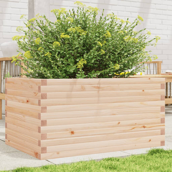 vidaXL Planter 90x60x46 cm Solid Pine Wood