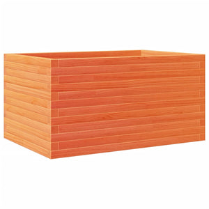 vidaXL Garden Planter Wax Brown 90x60x46 cm Solid Pine Wood
