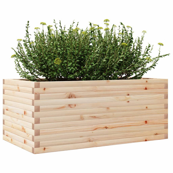 vidaXL Planter 110x60x46 cm Solid Pine Wood
