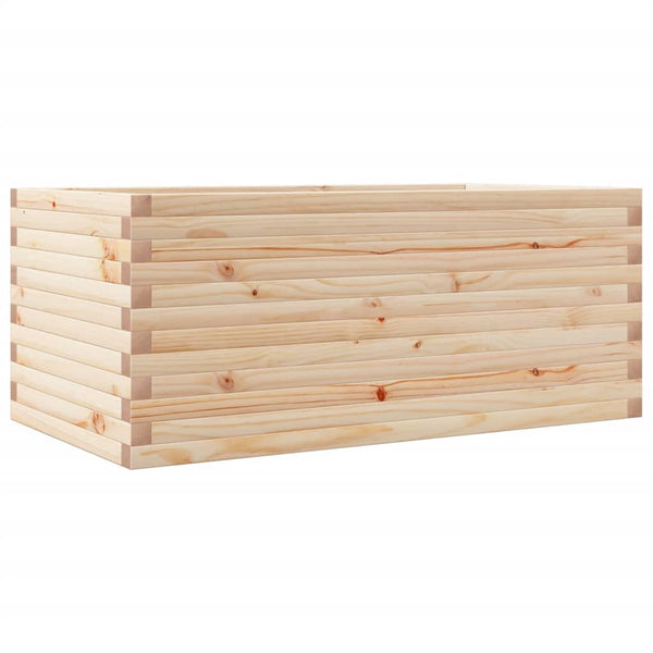 vidaXL Planter 110x60x46 cm Solid Pine Wood