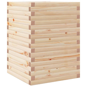 vidaXL Planter 50x50x68.5 cm Solid Pine Wood
