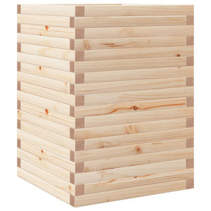 vidaXL Planter 50x50x68.5 cm Solid Pine Wood