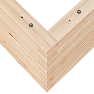 vidaXL Planter 50x50x68.5 cm Solid Pine Wood