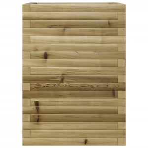 vidaXL Garden Planter 50x50x68.5 cm Impregnated Pinewood