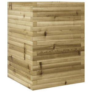 vidaXL Garden Planter 50x50x68.5 cm Impregnated Pinewood