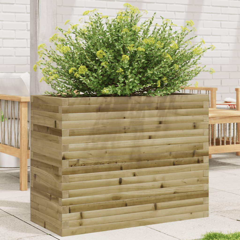 vidaXL Planter 90x40x68.5 cm Impregnated Pine Wood