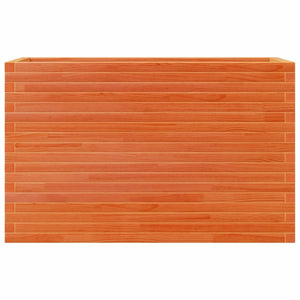 vidaXL Planter Wax Brown 110x40x68.5 cm Solid Pine Wood