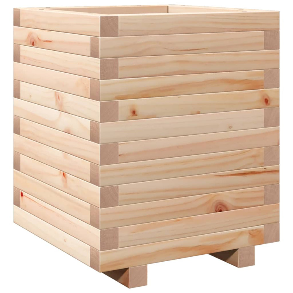 vidaXL Planter 40x40x49.5 cm Solid Pine Wood