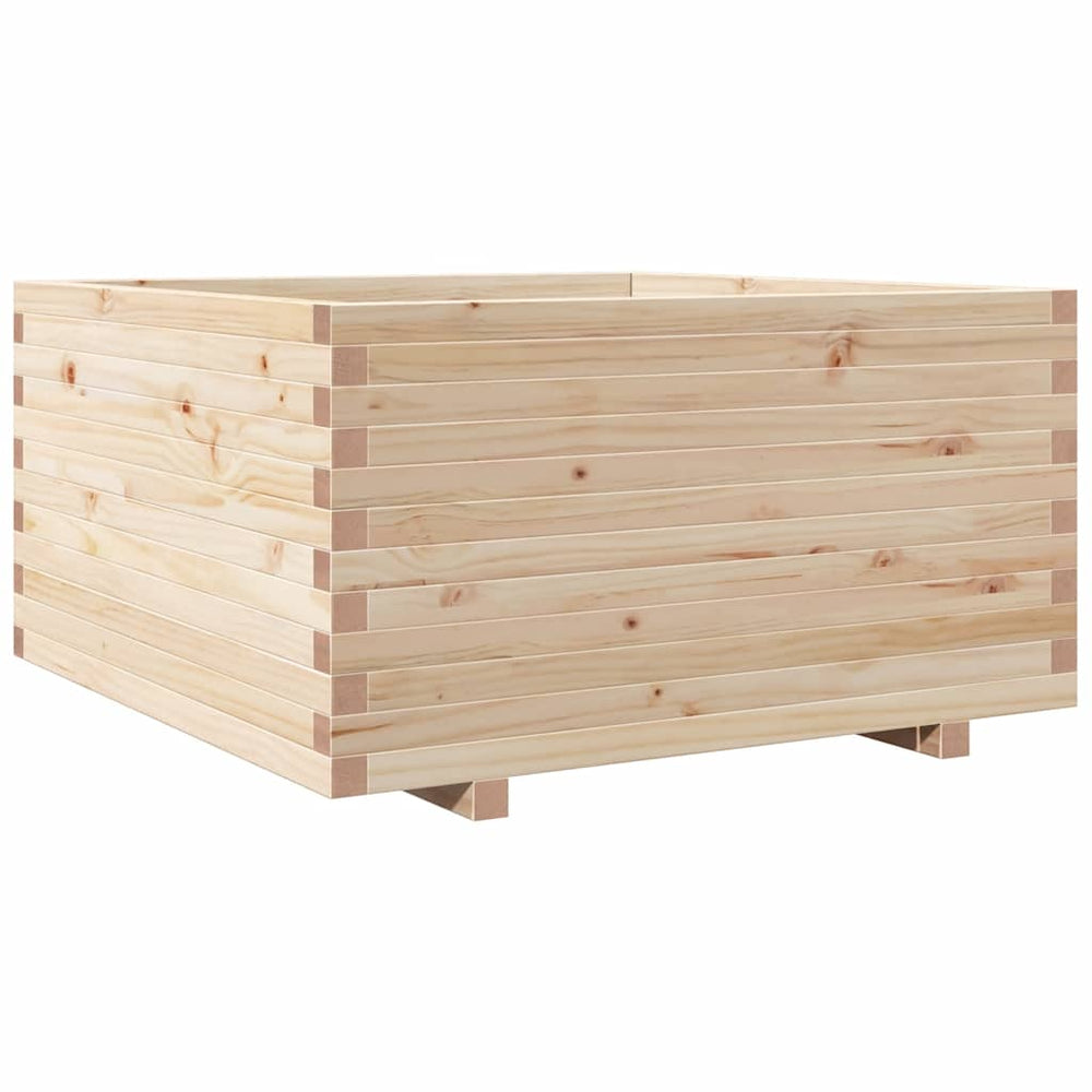 vidaXL Planter 90x90x49.5 cm Solid Pine Wood
