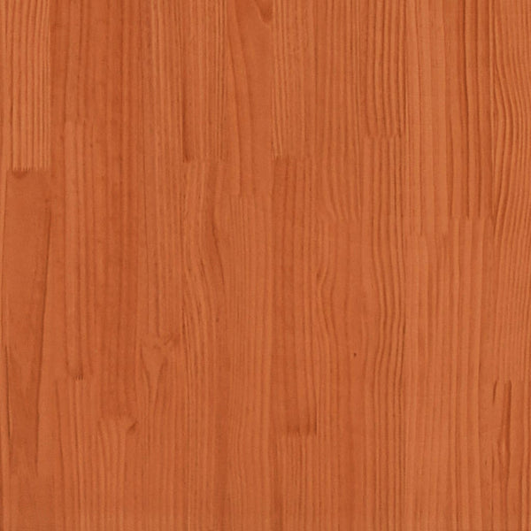 vidaXL Planter Wax Brown 90x90x49.5 cm Solid Pine Wood