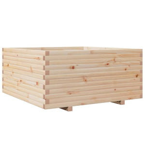 vidaXL Planter 100x100x49.5 cm Solid Pine Wood
