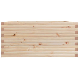vidaXL Planter 100x100x49.5 cm Solid Pine Wood