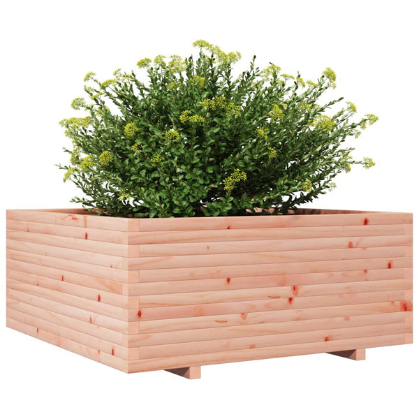 vidaXL Planter 110x110x49.5 cm Solid Douglas Fir Wood