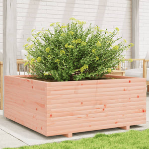 vidaXL Planter 110x110x49.5 cm Solid Douglas Fir Wood