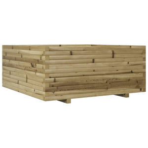 vidaXL Planter 110x110x49.5 cm Impregnated Pine Wood