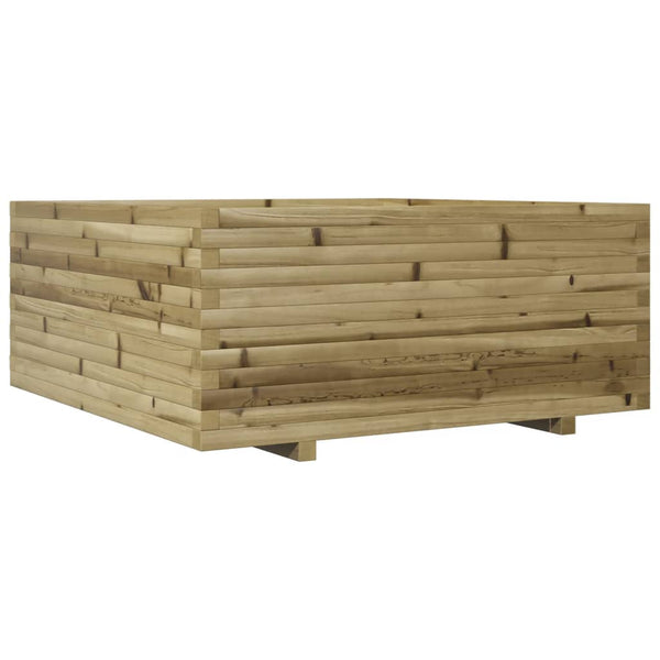 vidaXL Planter 110x110x49.5 cm Impregnated Pine Wood