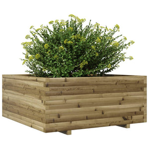vidaXL Planter 110x110x49.5 cm Impregnated Pine Wood