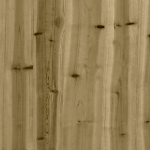 vidaXL Planter 110x110x49.5 cm Impregnated Pine Wood