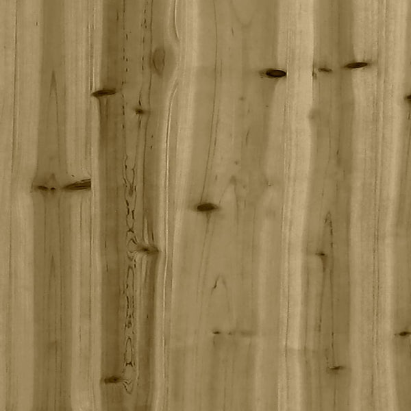 vidaXL Planter 110x110x49.5 cm Impregnated Pine Wood