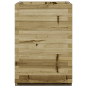 vidaXL Garden Planter 50x50x72.5 cm Impregnated Pinewood
