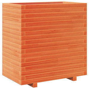 vidaXL Planter Wax Brown 70x40x72.5 cm Solid Pine Wood
